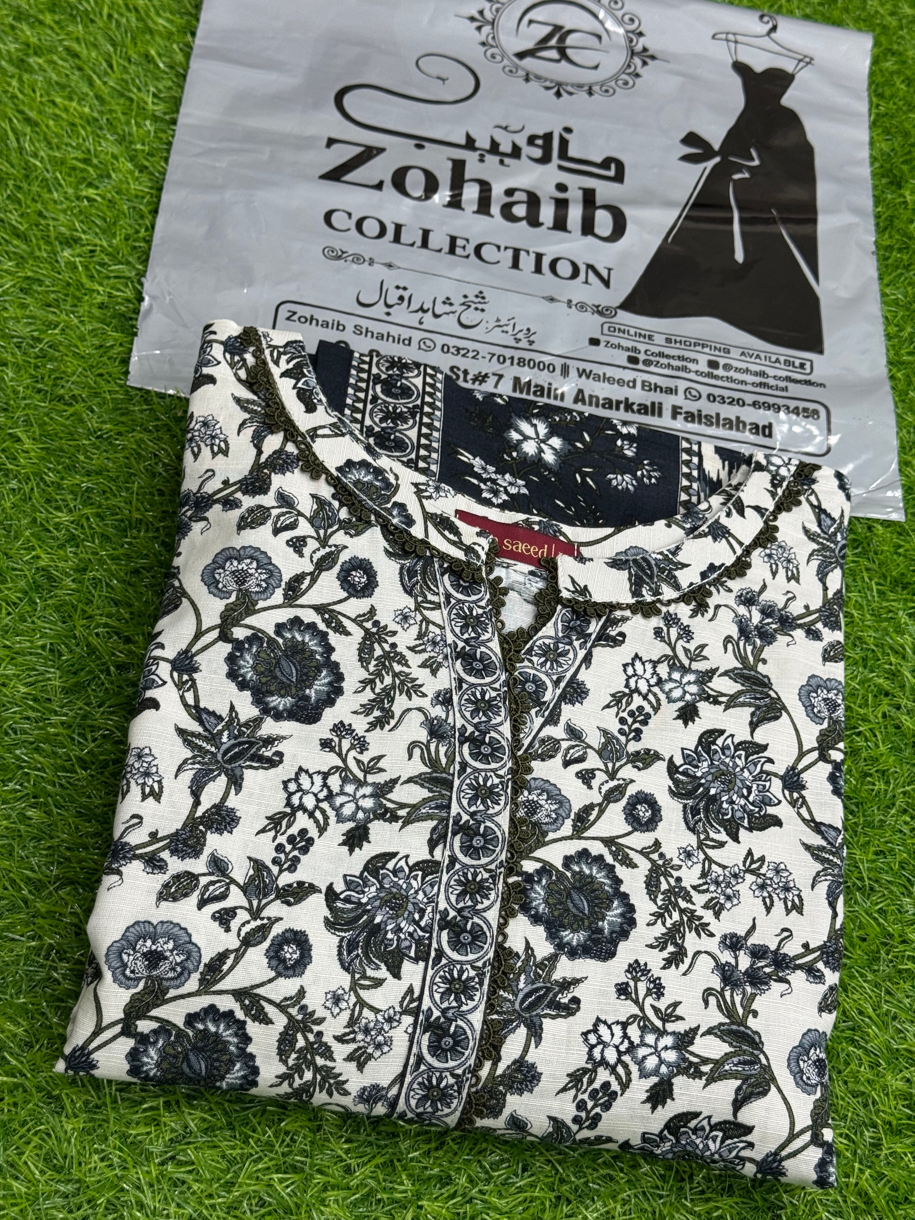 Women 3 pics suit khadar fabric ✅