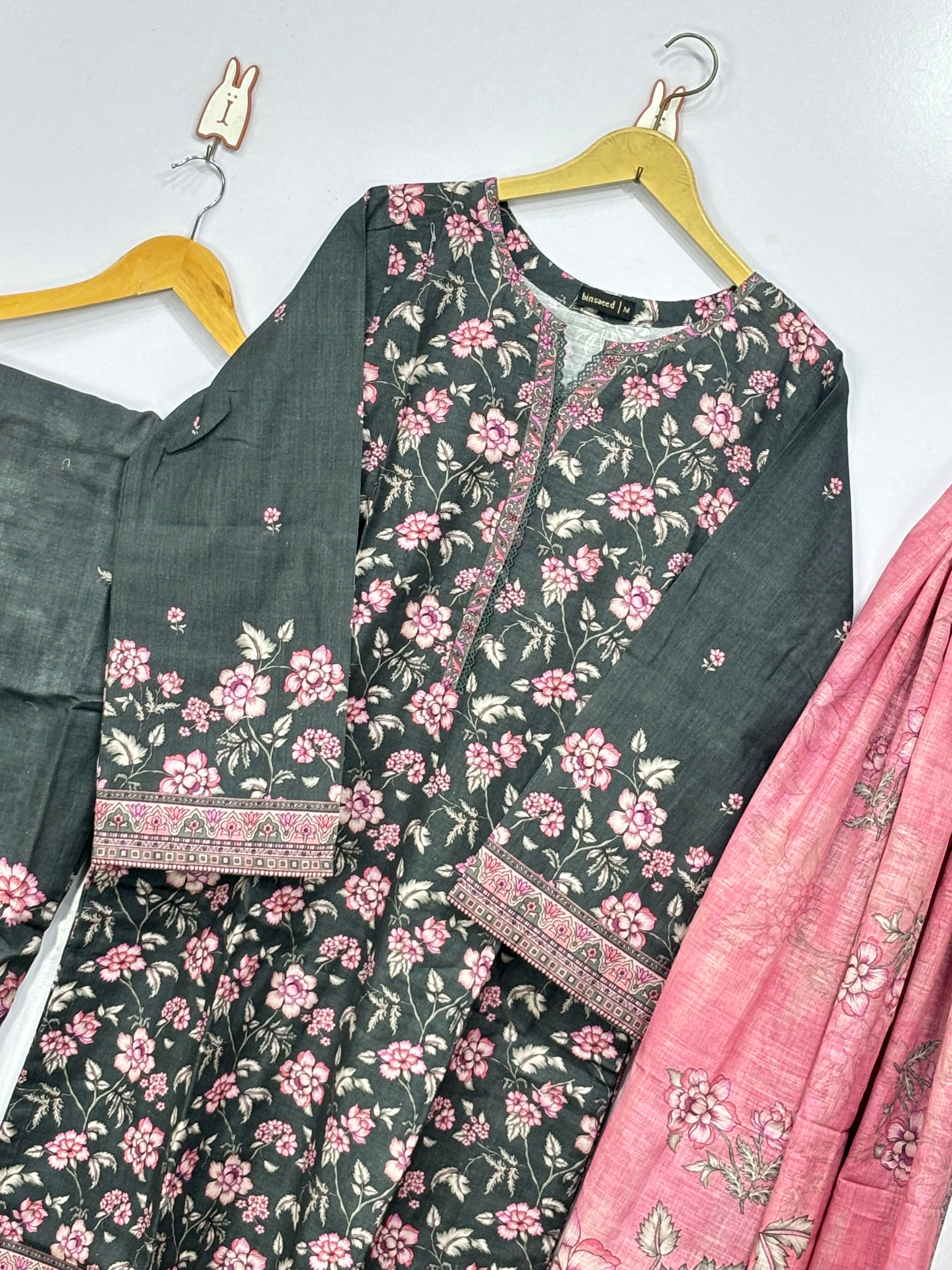 Women 3 peice suit Bin Saeed 💫