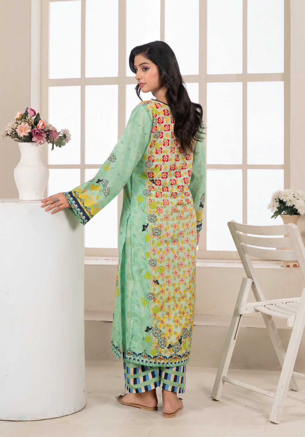 New Arrival suit 2 pices silk fabric ✅