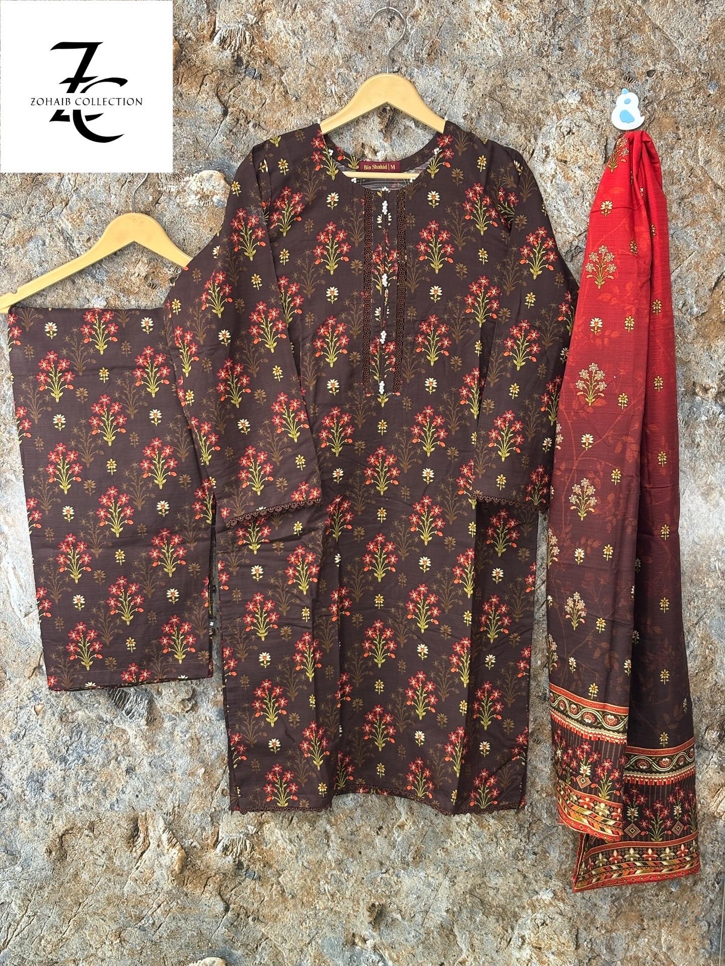 Women 3 peice suit winter fabric ✅