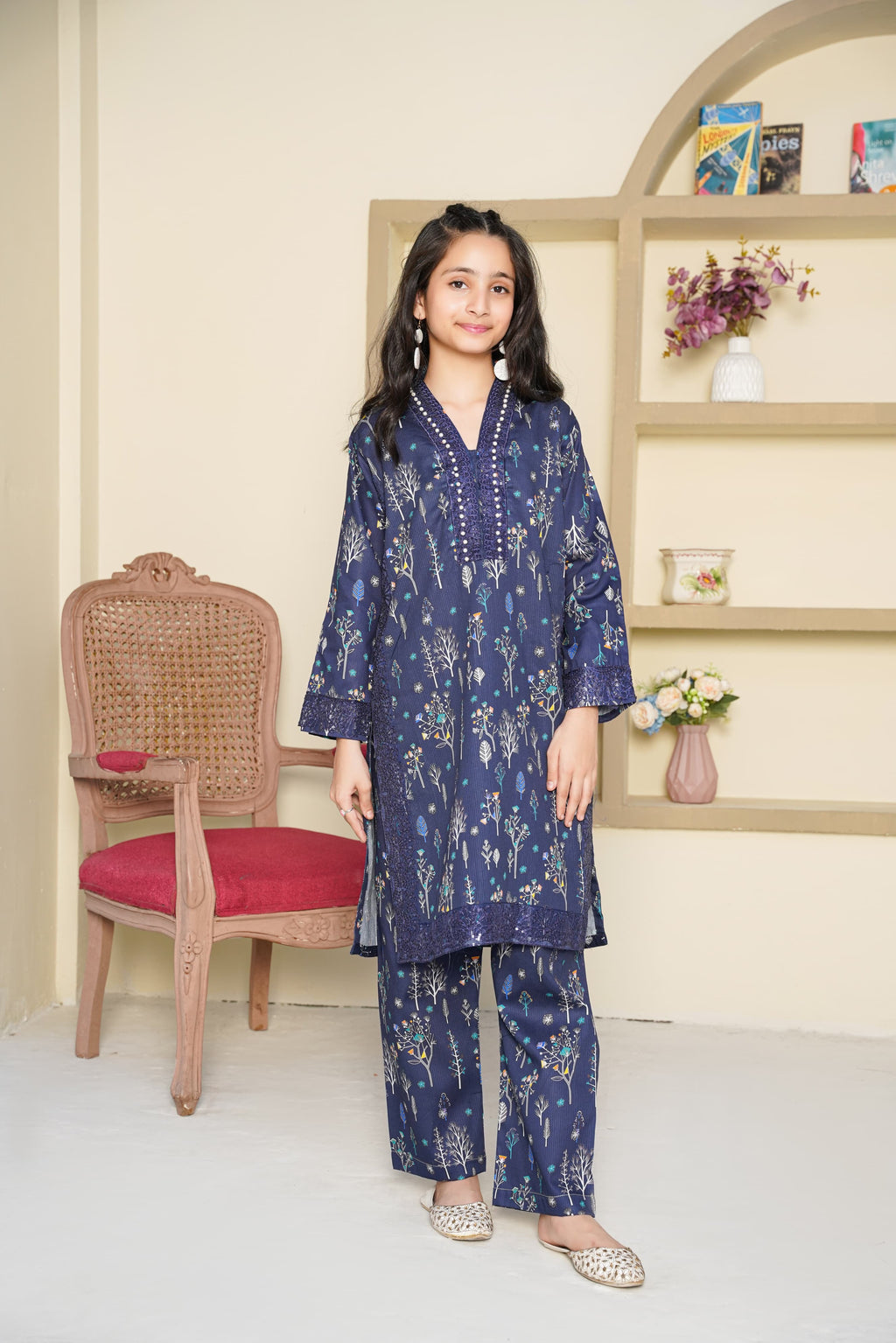 Kids 2 peice suit fabric winter cotton ✅