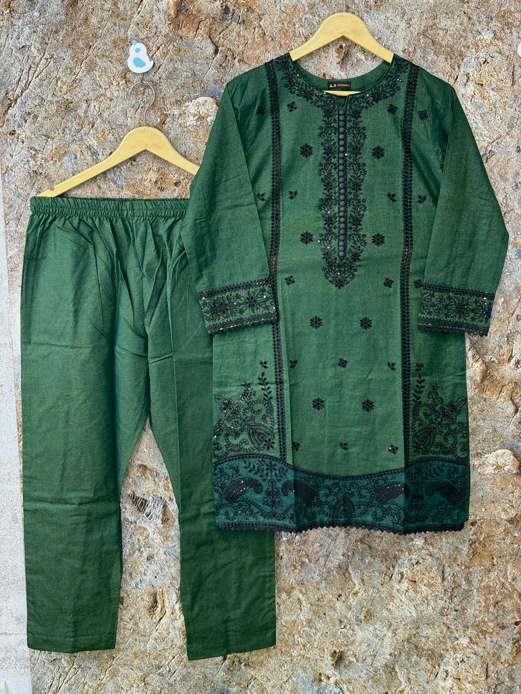 Kids suit winter cotton fabric ✅