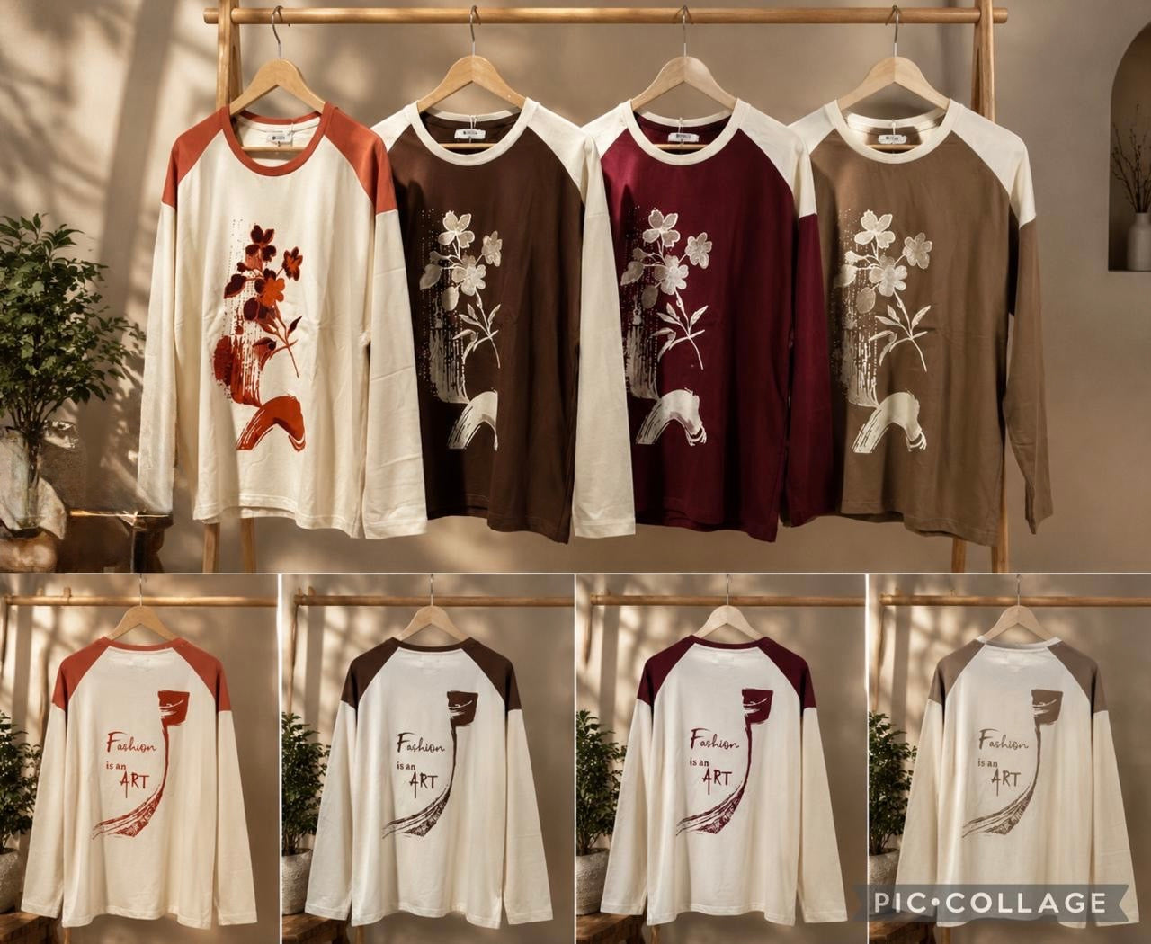 Imported Printed Full Sleeve T-Shirt