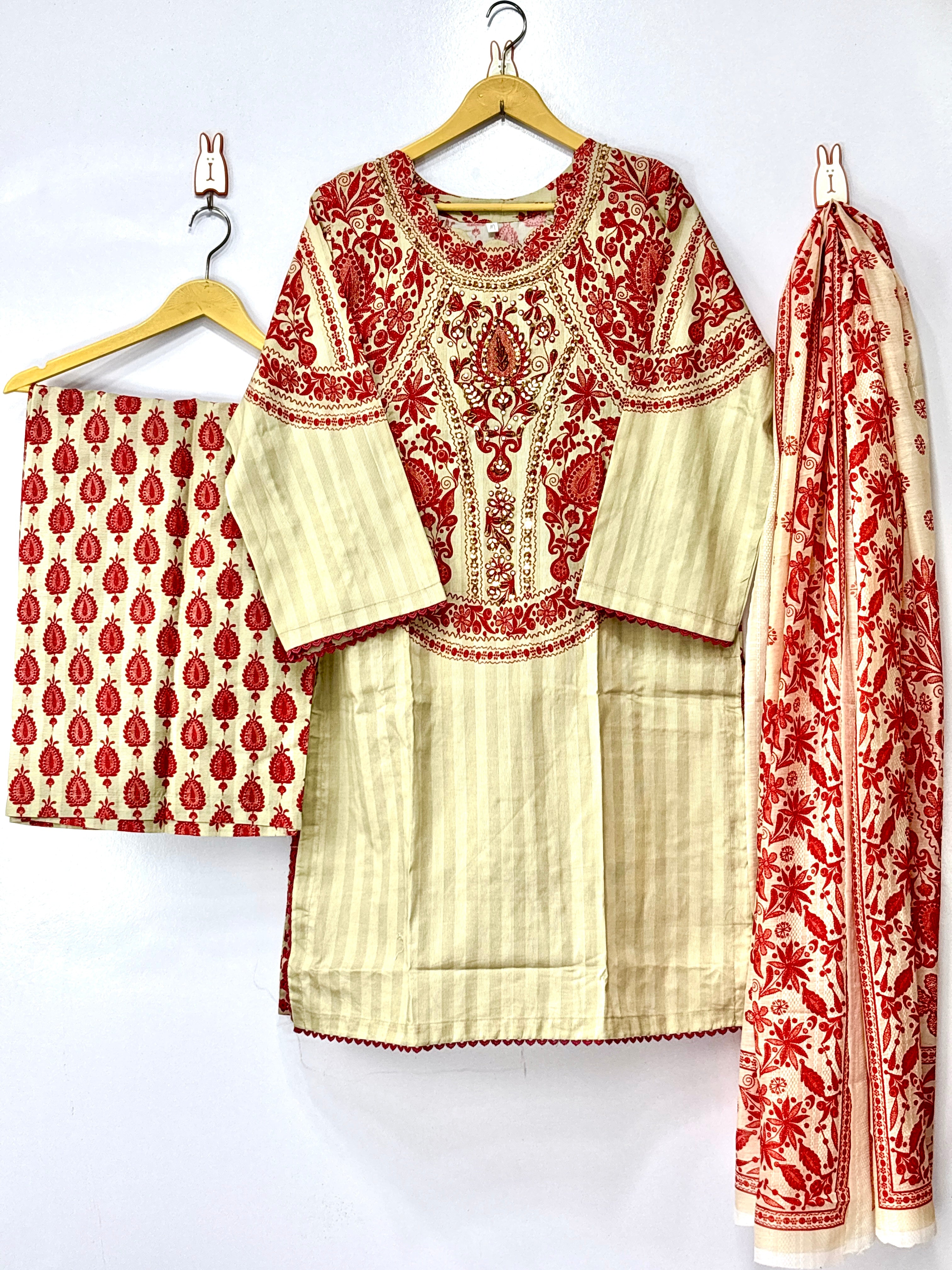 Women 3 peice suit winter fabric ✅