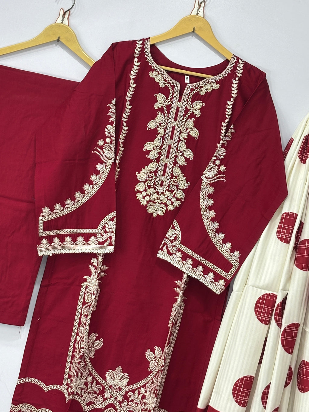 Women 3 peice suit Khadar fabric ✨