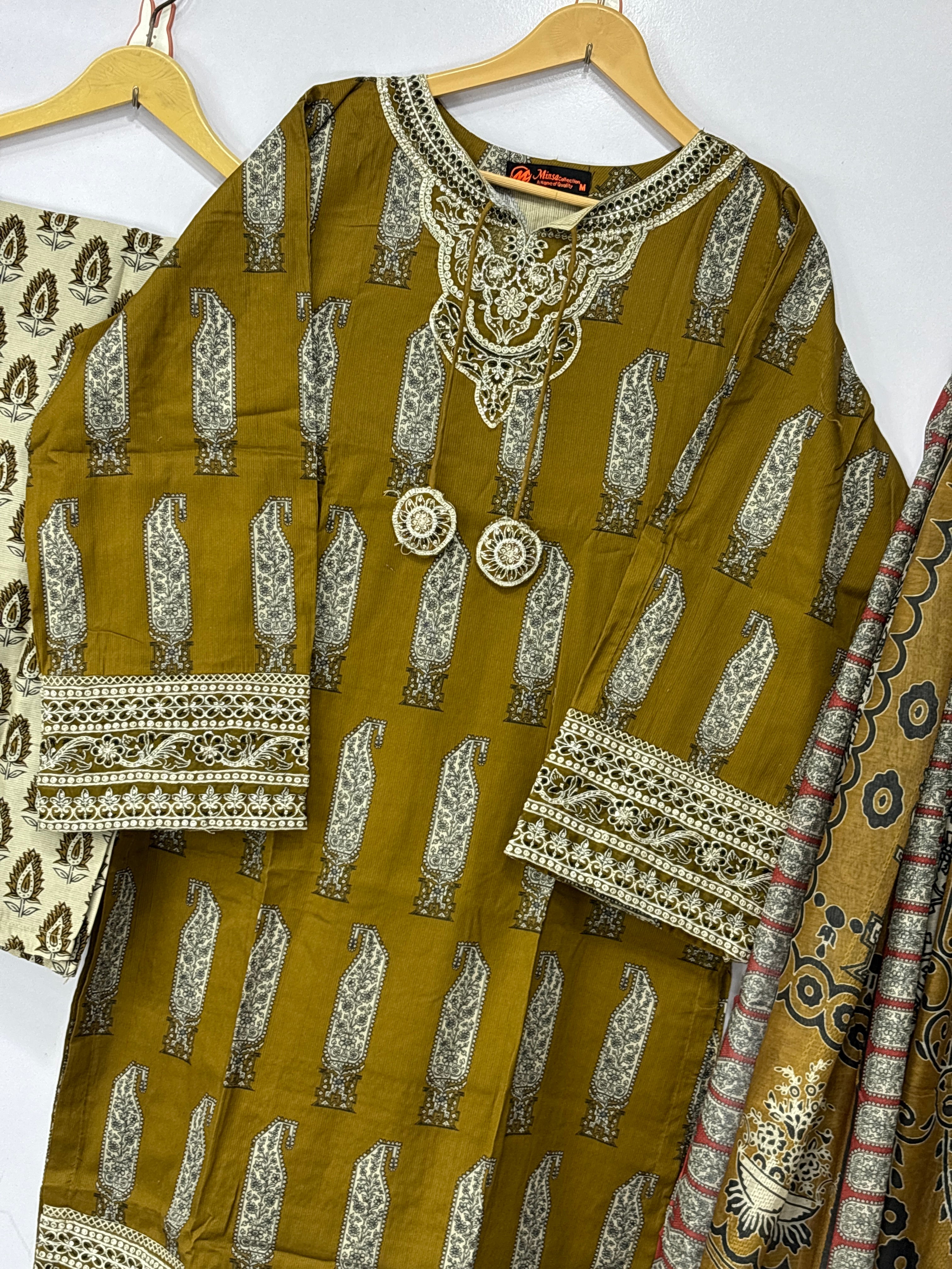 Women 3 peice suit winter fabric ✅