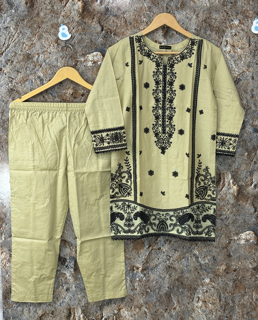 Kids suit winter cotton fabric ✅