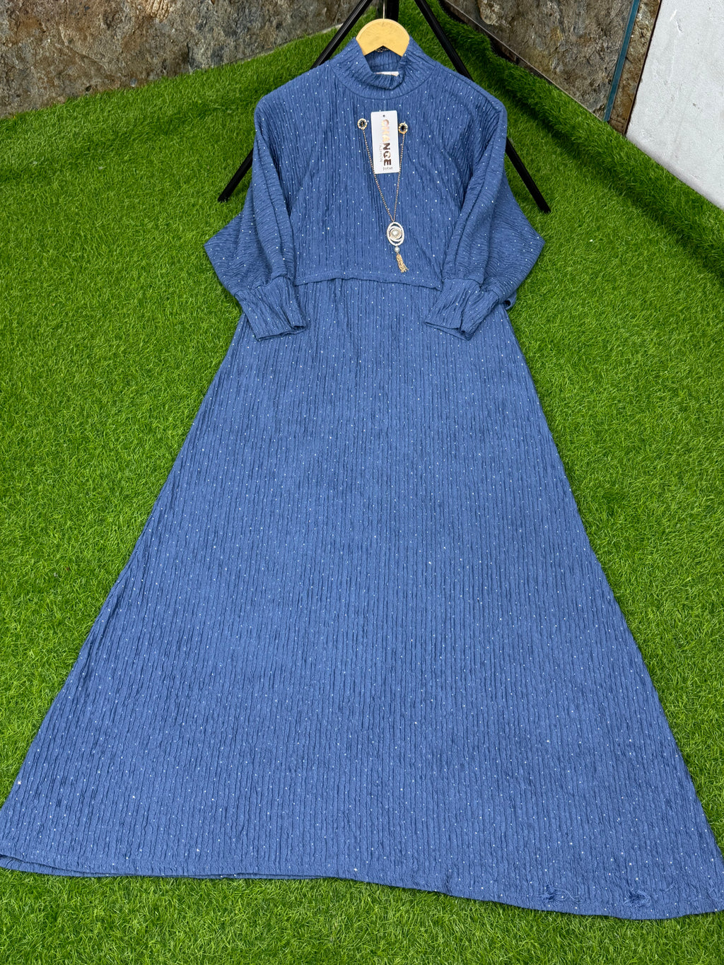 Women maxi suit 2 pics winter arrival premium quality stretchable ✅