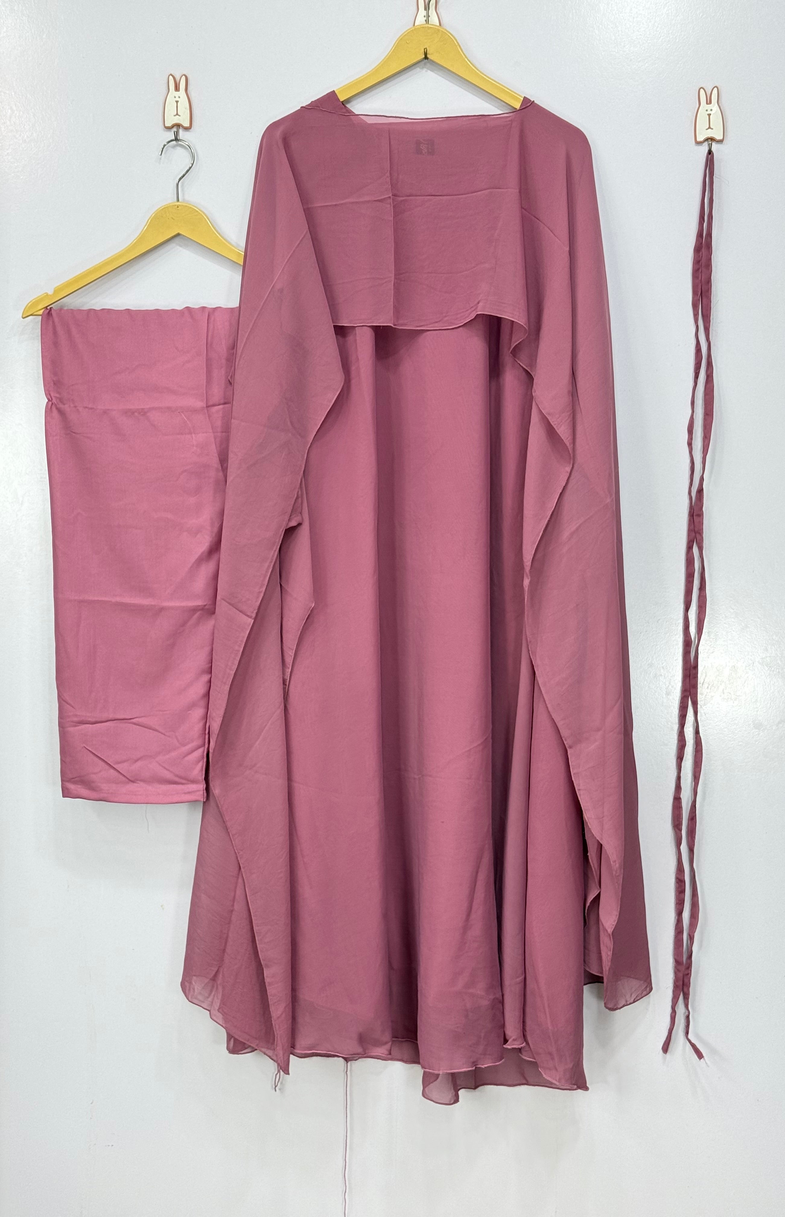 Chiffon Cape Flora Maxi with Trouser