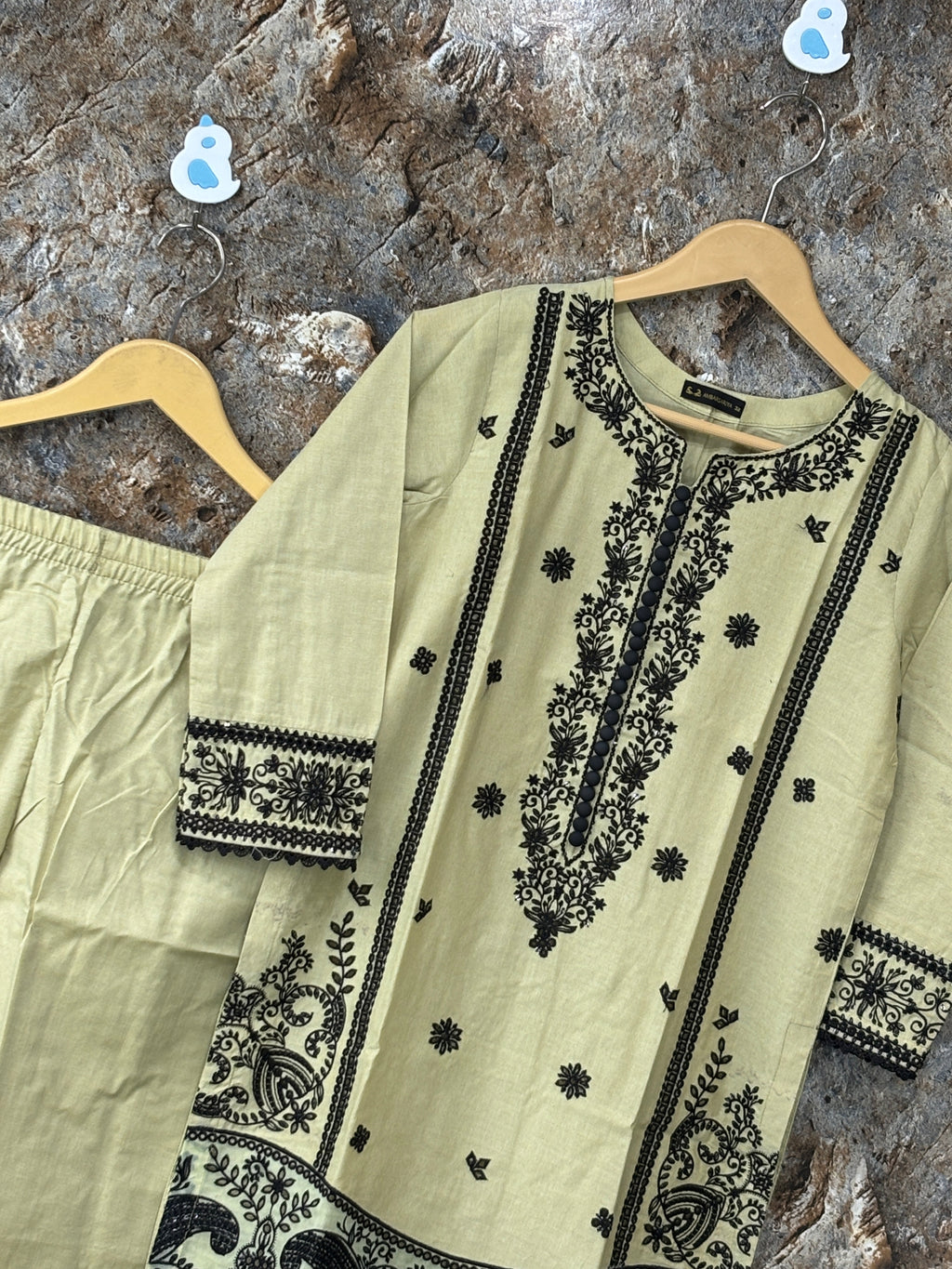 Kids suit winter cotton fabric ✅