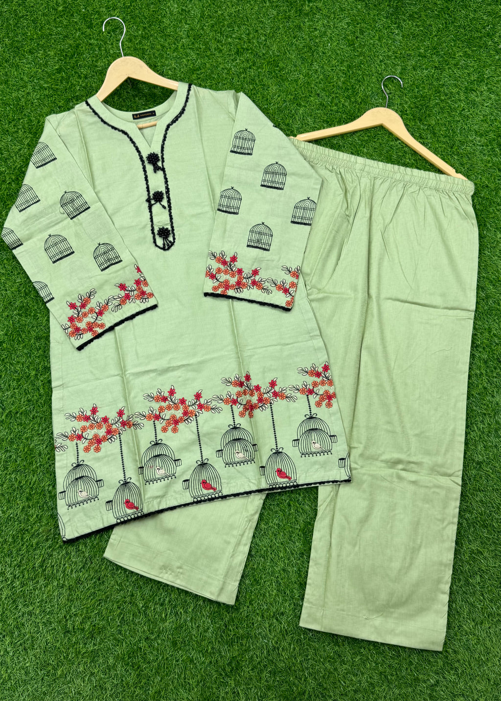 Women suit 2 pics MiD cotton Fabric ✅