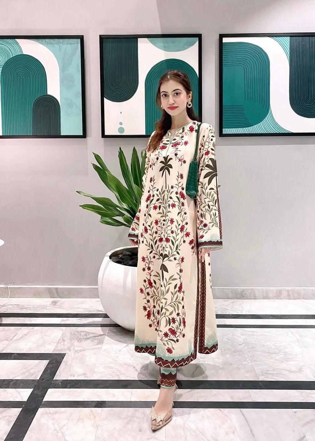 NEW ARRIVAL 2 piece suit silk fabric ✅