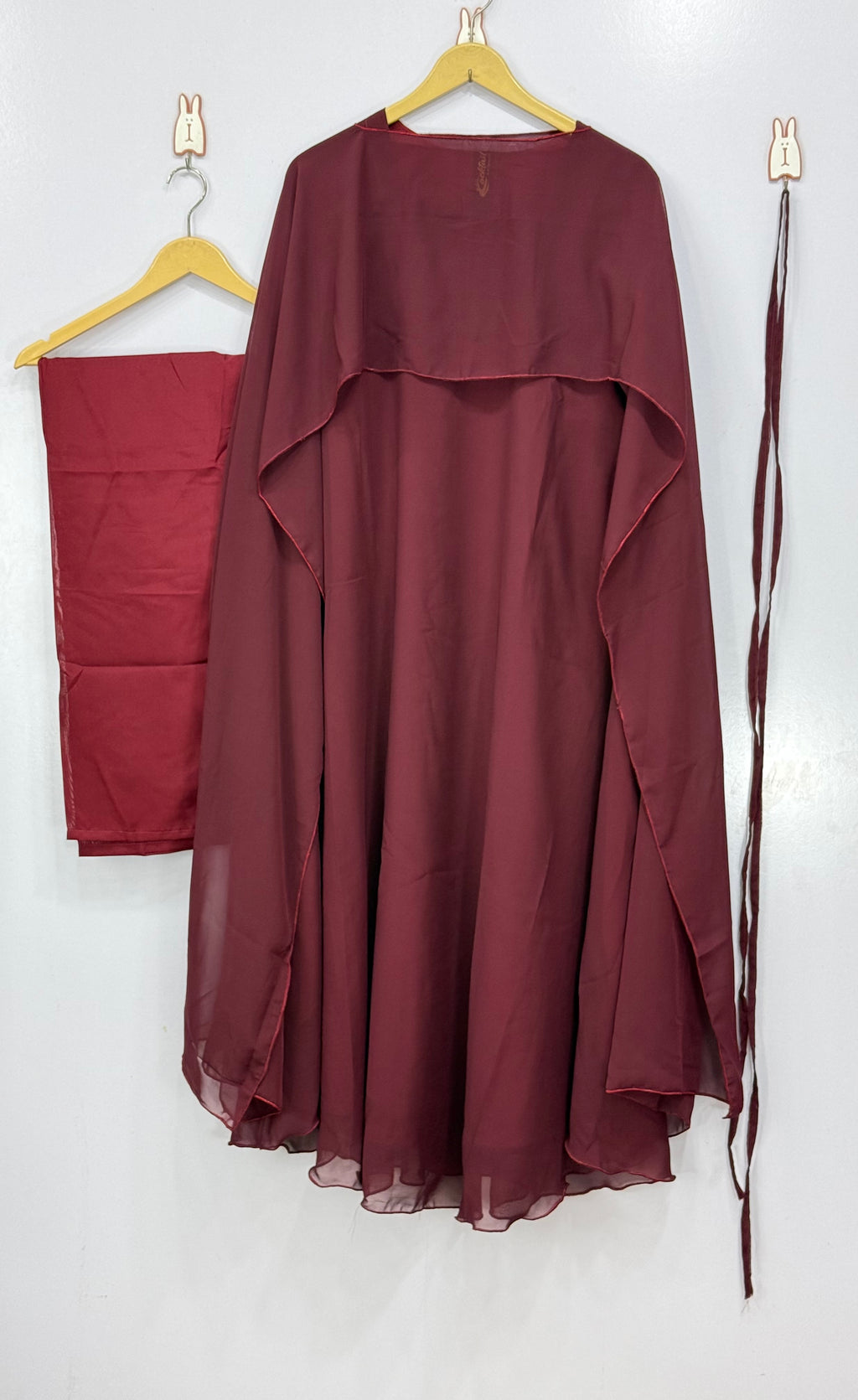 Chiffon Cape Flora Maxi with Trouser