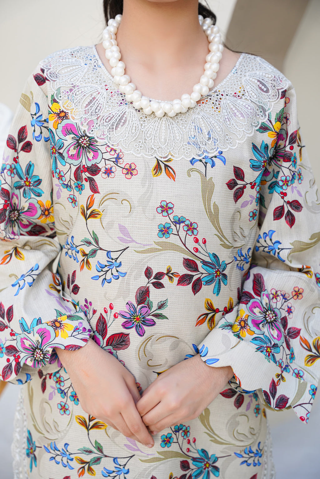 Women 2 peice suit fabric winter cotton ✅