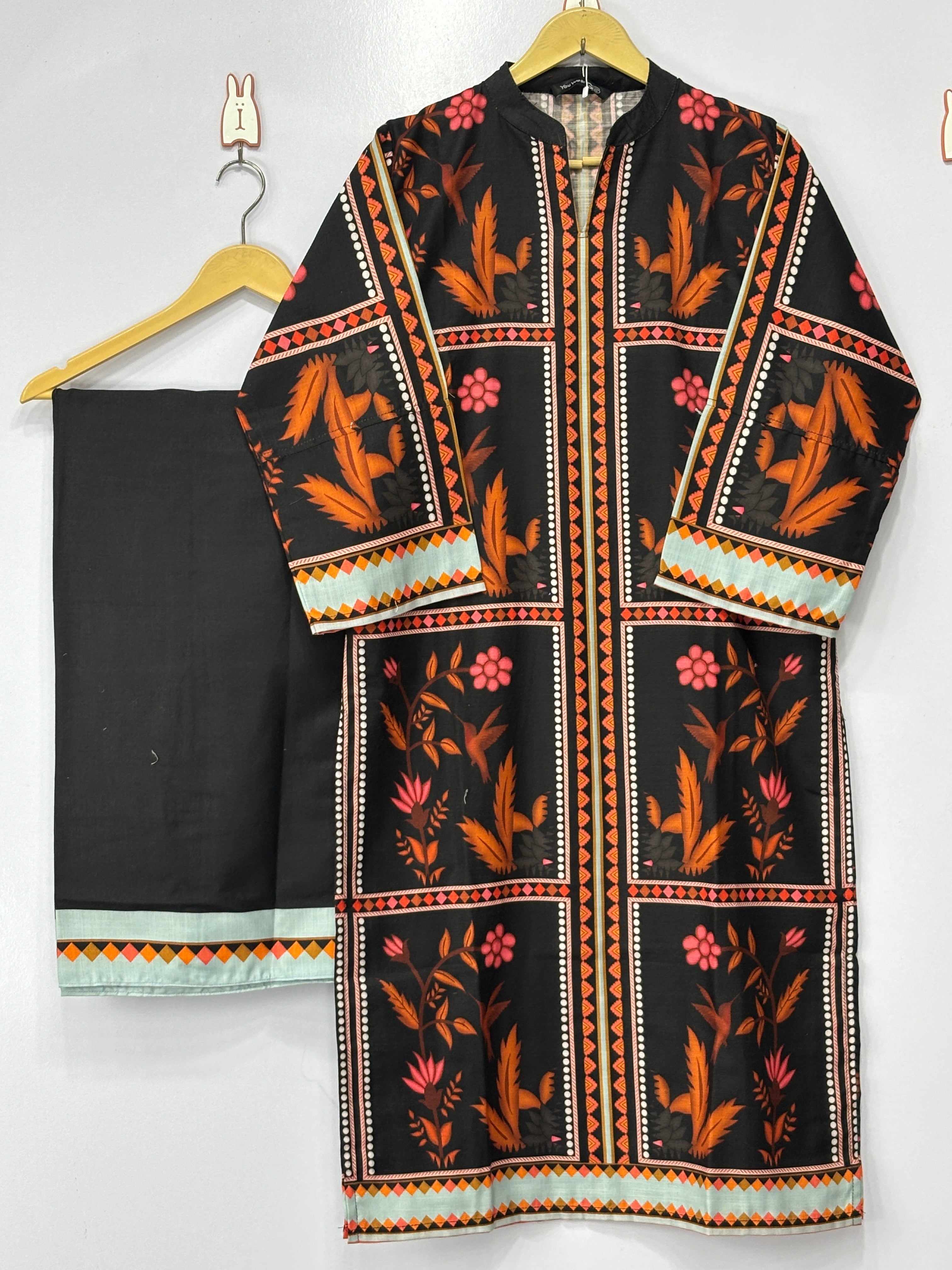 Women 2 peice suit Khadar fabric ✅