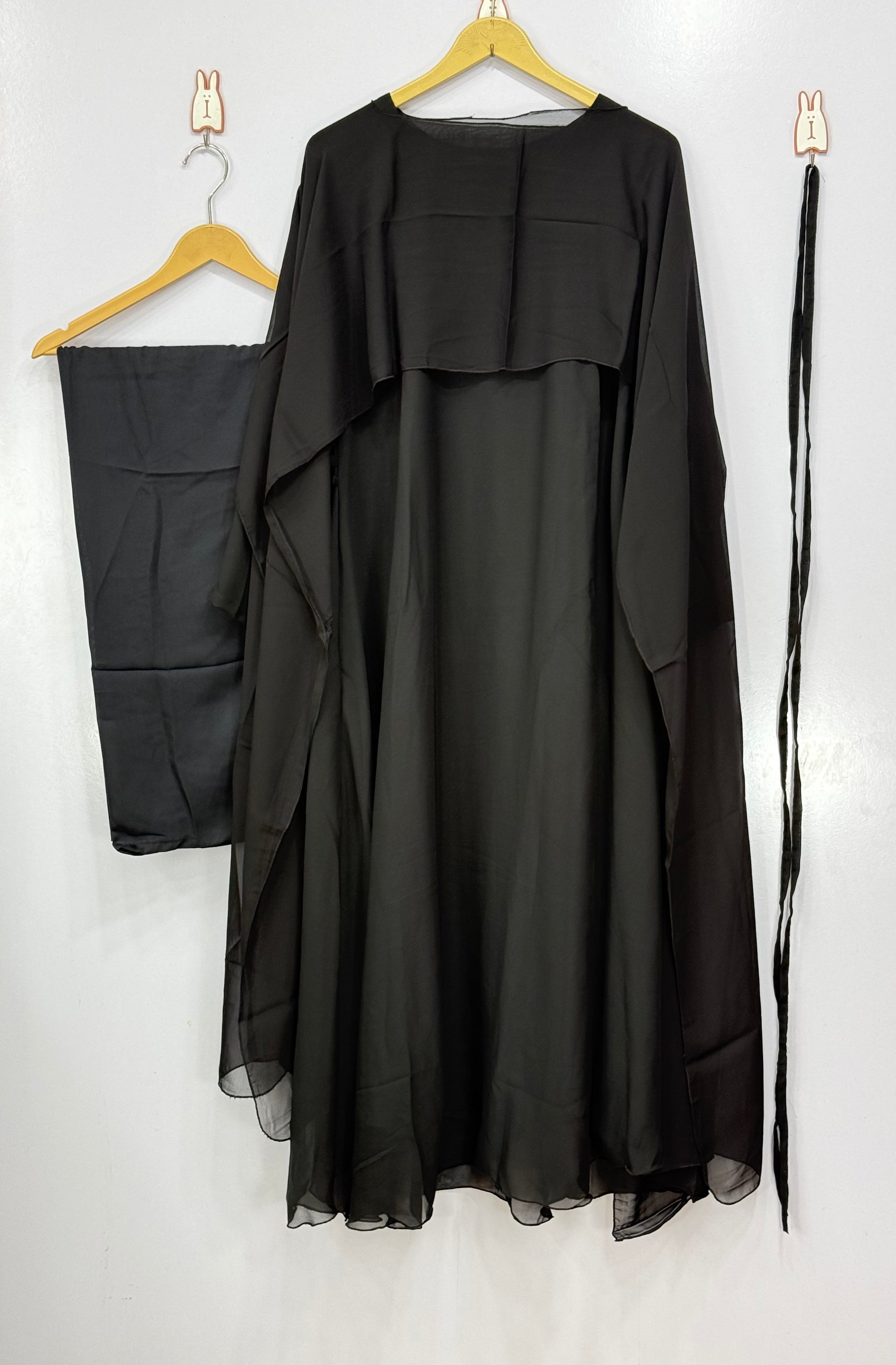 Chiffon Cape Flora Maxi with Trouser