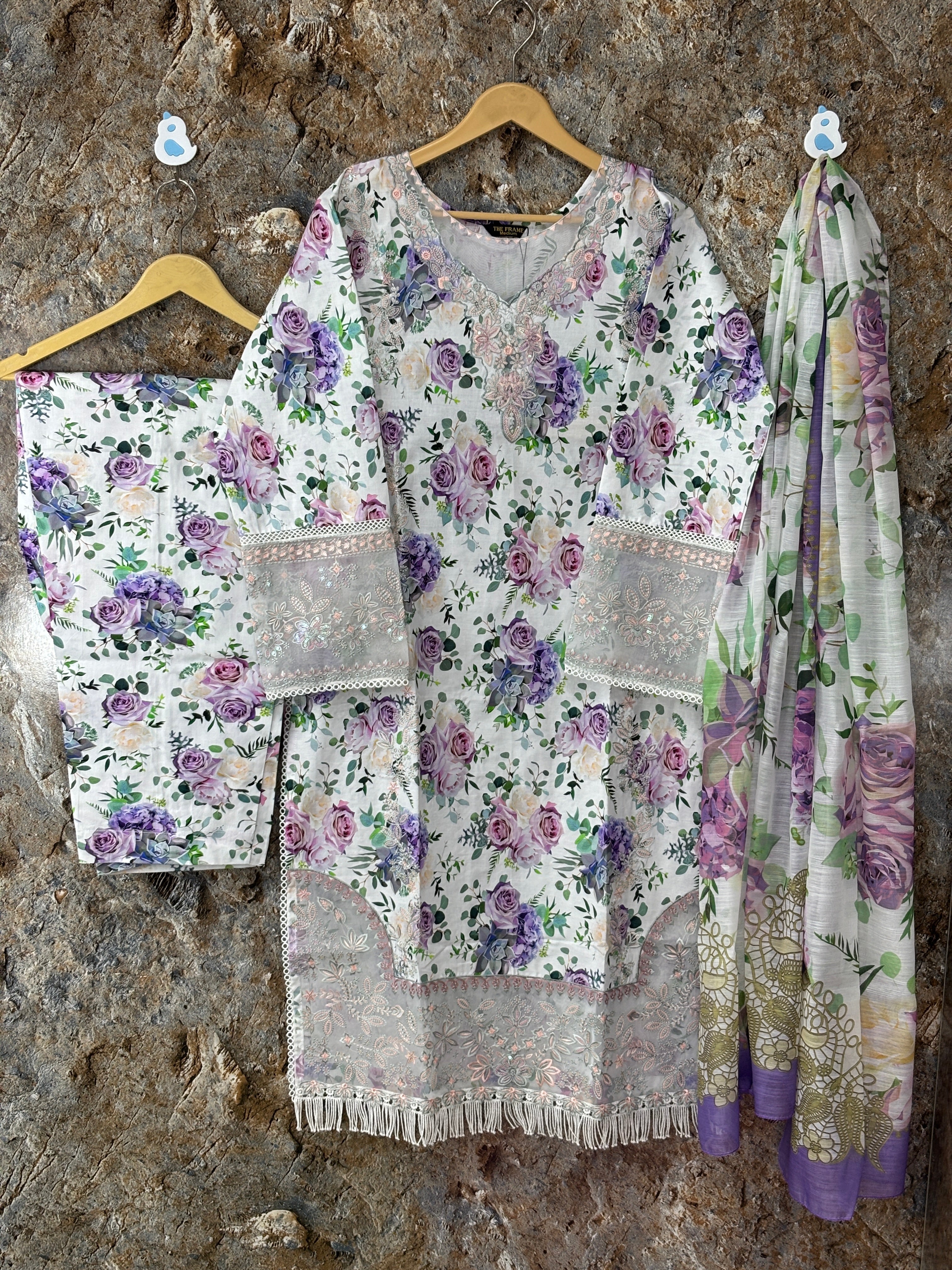 Women 3 peice suit winter fabric ✅