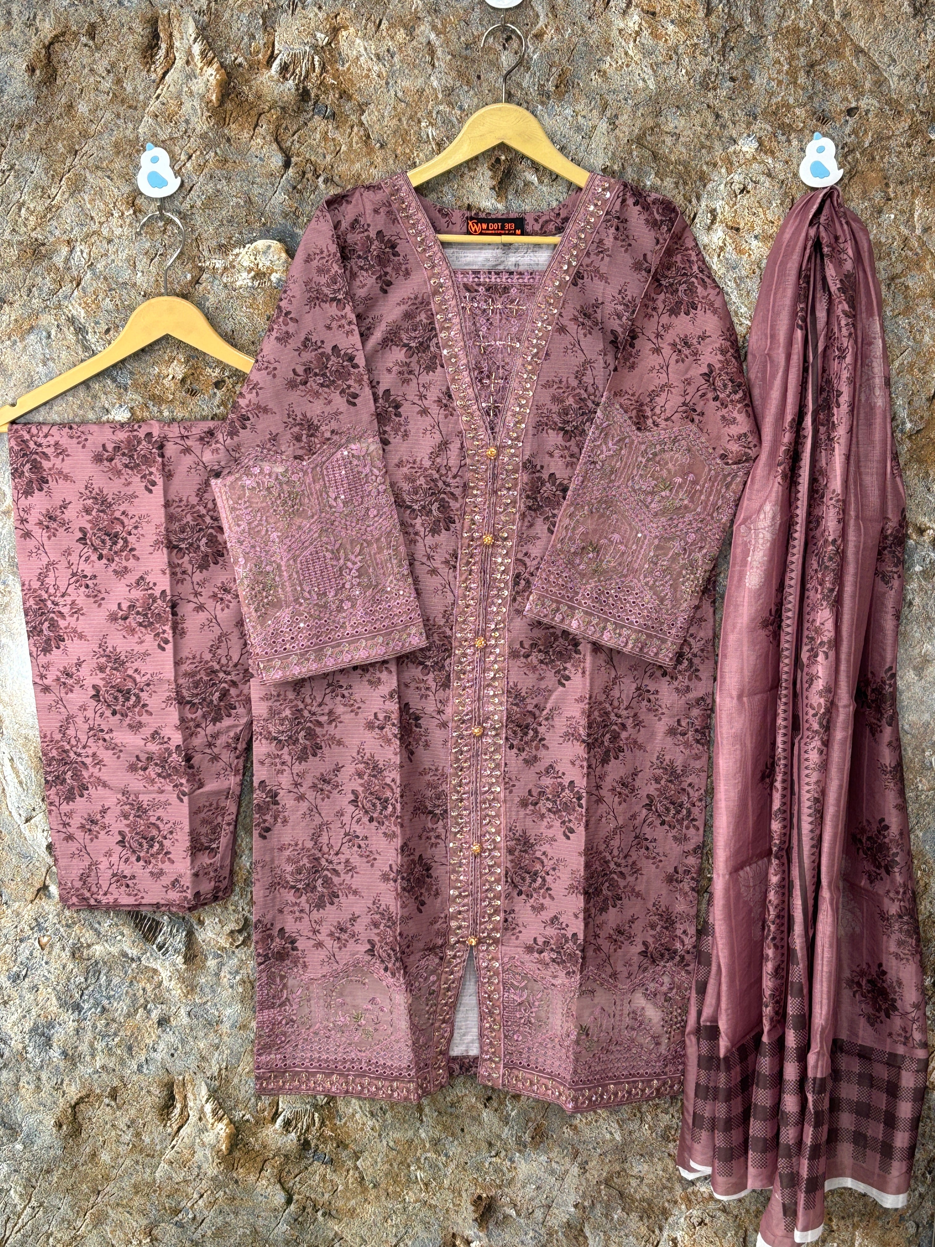 Women 3 peice suit winter fabric ✅